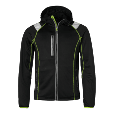 topswede, 35303000503, 353, 1000894, tröja, reflexer, krage, hel, zip, fullzip, synlighet. gula, detaljer, stillab, yrkebutik