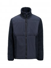 1175, 651175, pile, pilefleece, jobman, texet, fleecejacka, hybridjacka, fleece, krage, vindtät, vattentät