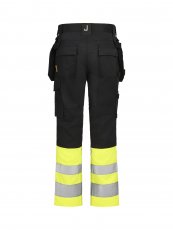 jobman, hantverksbyxa, stretch, varsel, 652514, stretch, varsel, klass, 1, gul, reflex