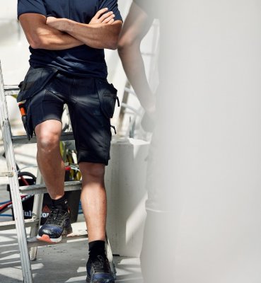 fristads, hantverksshorts, 2532, bomull, slitstark, zip, shorts, stillab, stillab.se, yrkesbutik