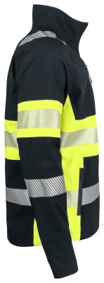 projob, funktionsjacka, funktion, pj, 6442, klass, 1, varsel, svart, hh, helly, hansen, profil, arbetskläder, jacka, vattentålig