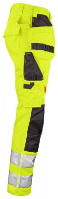 Varselbyxor, hantverksbyxor, byxa, byxor, varsel, gul, orange, jobman, billiga, arbetskläder, stillab.se, yrkesbutik, västerås