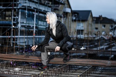 funktionshoodie, hood, hoodjacka, craft, projob, pj, craft, tröja, huva, luva, zip, svart, färger, mjuk, stillab.se, stillab, yr