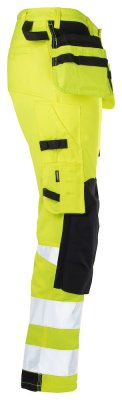 jobman, stretcbyxa, stretch, paneler, stillab.se, hantverksbyxa, hölsterfickor, varsel, gul, orange, 2240, billiga, arbetskläder