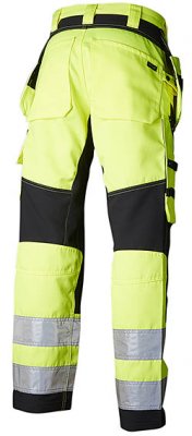 Vraselbyxa, stretch, paneler, gul, svart, topswede, stillab, billiga, arbetskläder, stillab.se, hantverksbyxor, hantverkare, ref