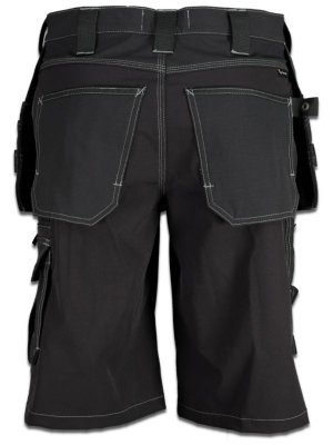 Topswede, fullstretch, shorts, 310, svarta, hantverksshorts, stretch, 4, vägs, 4-vägs, fickor, zip, stillab.se, yrkesbutik, väst