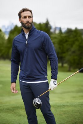 cutter, and, &, buck, half, zip, halvzip, halv, zip, adapt, men, herr, mjuk, stretch, fleece, invändgt, 358424