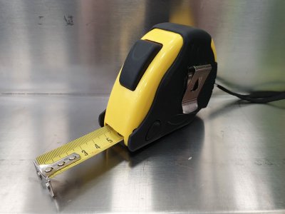 Stillab, stillab.se, talmeter, måttband, mått, mäta, band, nylon, 3, meter, m, reflexfri, självrullande, låsning, clip, handleds