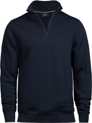 teejays, half, zip, modell, 5438, halv, zip, half, sweatshirt, half-zip, fickor, modern, passform, profil, kontorströja, västerå
