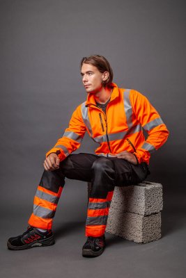 6530, 6465230, projob, midjebyxa, 20471, klass, 1, hantverksbyxa, varsel, gul, reflexer, ben, byxben, projob, midjebyxa, extra,