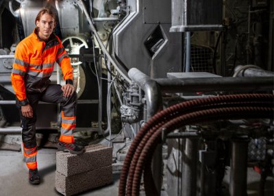 6530, 6465230, projob, midjebyxa, 20471, klass, 1, hantverksbyxa, varsel, gul, reflexer, ben, byxben, projob, midjebyxa, extra,