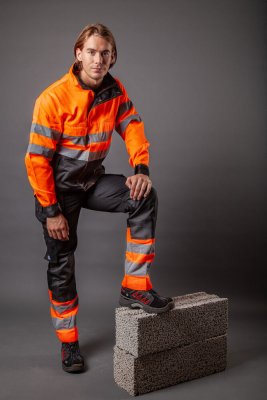6530, 6465230, projob, midjebyxa, 20471, klass, 1, hantverksbyxa, varsel, gul, reflexer, ben, byxben, projob, midjebyxa, extra,