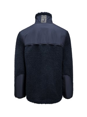 1175, 651175, pile, pilefleece, jobman, texet, fleecejacka, hybridjacka, fleece, krage, vindtät, vattentät