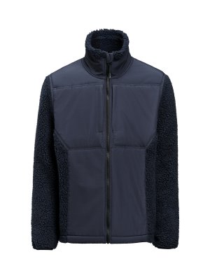 1175, 651175, pile, pilefleece, jobman, texet, fleecejacka, hybridjacka, fleece, krage, vindtät, vattentät