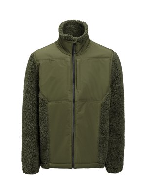 1175, 651175, pile, pilefleece, jobman, texet, fleecejacka, hybridjacka, fleece, krage, vindtät, vattentät