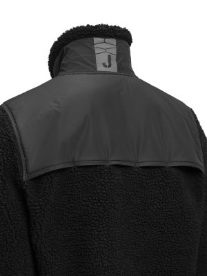 1175, 651175, pile, pilefleece, jobman, texet, fleecejacka, hybridjacka, fleece, krage, vindtät, vattentät