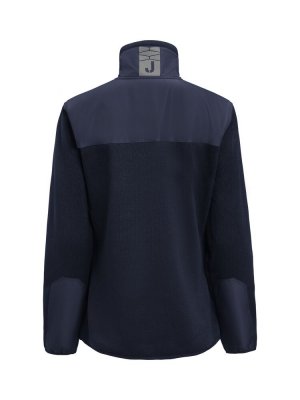 651274, dam, jobman, texet, fleecejacka, hybridjacka, fleece, krage, vindtät, vattentät