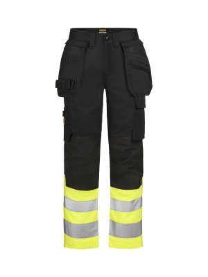 jobman, hantverksbyxa, stretch, varsel, 652514, stretch, varsel, klass, 1, gul, reflex