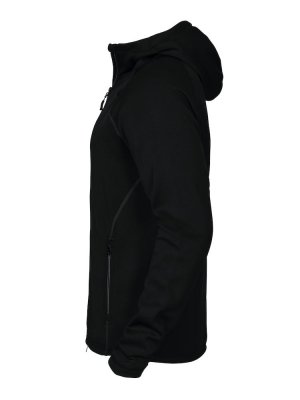 funktionshoodie, hood, hoodjacka, craft, projob, pj, craft, tröja, huva, luva, zip, svart, färger, mjuk, stillab.se, stillab, yr