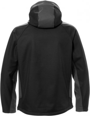 fristads, acode, softshell, jacka, skal, vindtät, vattentät, avtagbar, huva, luva, fleece, invändigt, 1414, 124149