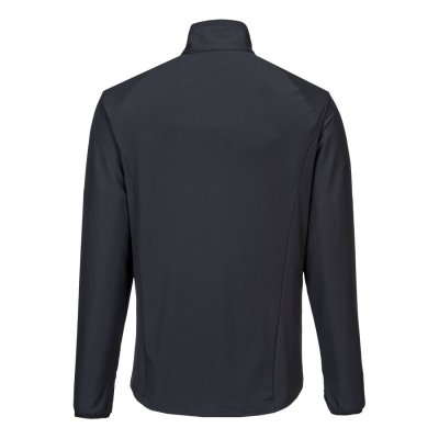 portwest, nylon, tröja, sweat, cardigan, dx480, blå, svart, stretch, 4-vägsstertch, tröja, med, skön, funktion, zip, krage, stil