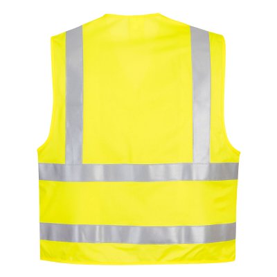 flamskydd, flamskyddsväst, väst, varsel, portwest, billiga, arbetskläder, stillab, eld, flammor, äld, hi, vis, reflex, brand, hä