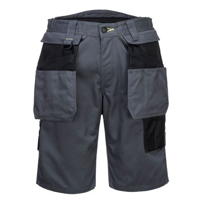Arbetsshorts, hantverkar, hantverksshorts, hantverk stretch, paneler, short, jobb, arbete, snickare, målare, stillab, portwest,