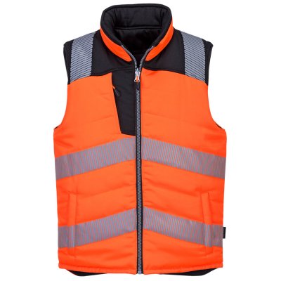 Varselväst, jacka, fodrad, gul, portwest, billiga, arbetskläder, yrkesbutik, stillab.se, orange,