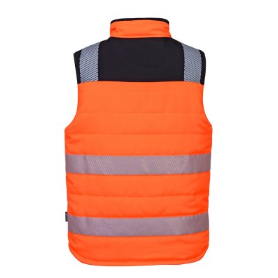 Varselväst, jacka, fodrad, gul, portwest, billiga, arbetskläder, yrkesbutik, stillab.se, orange,