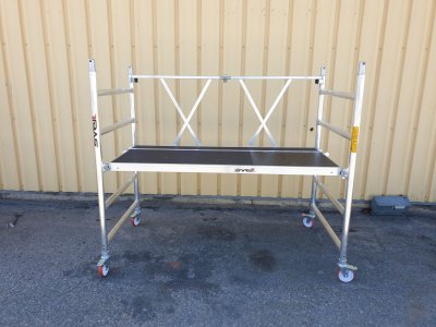 Svelt, hantverkarställning, bred, smal, målarställning, ställning, måla, hylla, hantverkare, hopvikbar, ihopvikbar, aluminium, a