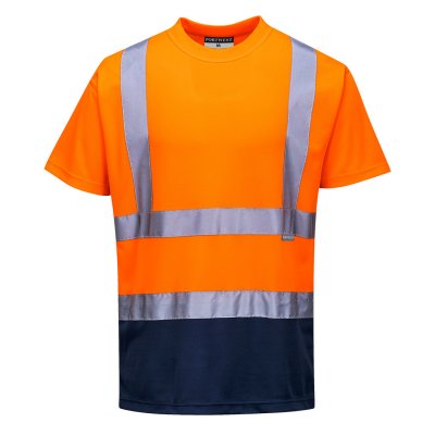 varsel, t.shirt, t, shirt, tshirt, tröja, gul, orange, tunn, skön, billiga, arbetskläder, portwest, stillab,yrkesbutik, nätet, k