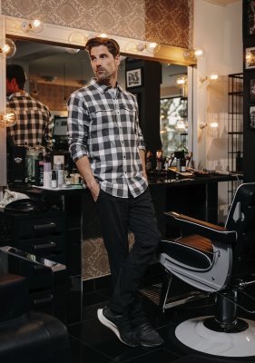 flanellskjorta, skjorta, oubrands, stormtech, yb, storm, tech, stillab.se, yrkesbutik, arbetsskjorta, modern, rutig, skjorta, ar