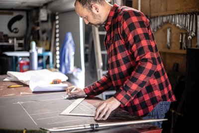 flanellskjorta, skjorta, oubrands, stormtech, yb, storm, tech, stillab.se, yrkesbutik, arbetsskjorta, modern, rutig, skjorta, ar