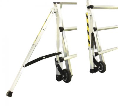 telefly, arbetsplattform, arbets, plattform, yrkes, teleskopisk, justerbara, ben, stödben, stabil, stillab, bra, arbetsmiljöval,