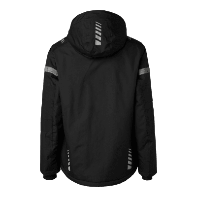 vattentät, dam, vind, och. vatten, vinterjacka, huva, luva, topswede, 350, reflexer, på, ärmar, 1000897, tejpade, sömmar, quilt,